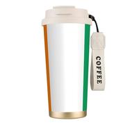 nanger Flag Of Cote D'Ivoire 316 Stainless Steel Insulated Coffee Mug Vacuum Cup With Leak Proof Lid, Keep Hot Or Cold