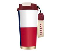 nanger Flag Of Texas 316 Stainless Steel Insulated Coffee Mug Vacuum Cup With Leak Proof Lid, Keep Hot Or Cold