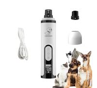 Nanger for Pet Nails - Electric File for Dogs and Cats | Grinder with 3 Adjustable Speed, Silent Motor and Diamond Head, Pets Safely