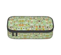 nanger Guinea Pig Print Pencil Case Bag Big Capacity Pen Pouch, Aesthetic Stationery Organizer With Zipper