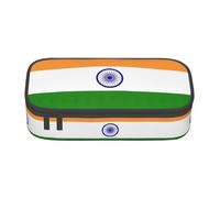 nanger Indian Flag Print Pencil Case Bag Big Capacity Pen Pouch, Aesthetic Stationery Organizer With Zipper