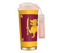 nanger Sri Lanka Flag 316 Stainless Steel Insulated Coffee Mug Vacuum Cup With Leak Proof Lid, Keep Hot Or Cold