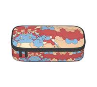 nanger Turkey Regional Map Print Pencil Case Bag Big Capacity Pen Pouch, Aesthetic Stationery Organizer With Zipper