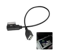 Nangilo for Audi Mmi Adapter, Music Interface Cable Adapter, Car Usb Interface Cable, Stream for audio from MP3 players, phones and tablets, for VW Audi A3/S4/A5/A6/A7/Q5/Q7/R8 for AMI MDI MMI AUX