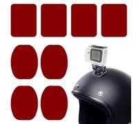 Nangilo For Nextbase Dash Cam Sticky Pads,8PCS Dashcam Sticky Pads,3m Sticky Pads Double Sided,Double Sided Adhesive Mount,Sticky Pads for Action Cameras & Dashcams(Red)