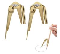 Nangilo Scribing Tool for Woodworking,2PCS Scribe Tool, Woodworking Compass Scribe, Multi Function Scribing tool Kit, Accurate Circle Compass Tool for Drawing, Drafting, Geometry