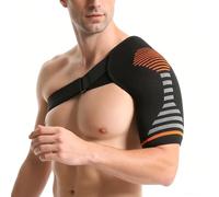 Nangilo Shoulder Support Brace, Shoulder Brace with Rotator Cuff Support, Shoulder Brace for Women and Men, Shoulder Strap for Injury Prevention and Daily Comfort (S/M)