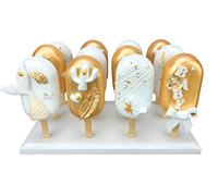 NANGOPOP Wood Cakesicle Stand Display - 12 Count Popsicle Sticks Holder for Dessert Table of Wedding Shower Birthday Parties - Sturdy and Reusable