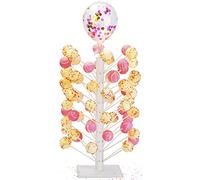 Nangor Wood Cake Pop Stand - 60 Hole Wooden Lollipop Holder Candy Table Display, Decorative Dessert Stand for Wedding Birthday Baby Shower Parties - Sturdy and Easy to Assemble