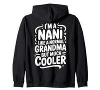 Nani Like A Normal Grandma Much Cooler Indian Grandmother Zip Hoodie