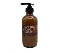 NANIKOA Kukui & Marula Lotion A unique combination of kukui, marula and shea butter that creates a powerful, non-greasy and long-lasting skin moisturizer Paraben-free, no