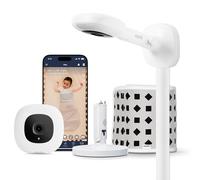 Nanit Pro Baby Monitor Bundle, 1080p Wi-Fi, Cry and Cough Alert, Sleep Tracking, Wall Mount, Breathing Motion Monitoring, compatible with Smartphones and Tablets