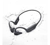 NANK Runner Diver2 Bone Conduction Headphones, IP68 Waterproof with 32G MP3 Player, Bluetooth 5.3, Open Ear, Gray, Sports Headphones