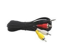 Nankoyal Audio Cables for Speakers | Aux Cord Adapter High Compatibility Auxiliary Cable - Versatile Audio Aux Cable Audio Output Cable for Computer TV Digital Video Cameras