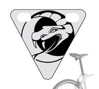 Nankoyal Bike Reflectors for Adult Bikes,Safety Biking Tail Sign - Triangle Plate Tail Decor for Commuting Night Riding Mountain Biking Touring Race Road Cycling