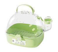 Nankoyal Bird Carrier,Bird Travel Cage | Ventilated Lightweight Handheld Crate with Water Bottle for Small Animal Kitten Ferret Bunny Reptile Habitat