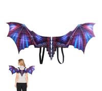 Nankoyal Dragon Costume - Cosplay Wings - Non-Woven Fabric Cosplay Props for Kids Boys Men Animal Theme Renaissance Party Carnival Purple