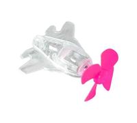 Nankoyal Electric Bike Decoration | Airplane Motorcycle Decor Handlebar Mount,Small Wind Powered Ornament with LED Light, Car Decor Cycling Accessories for Electric Scooter