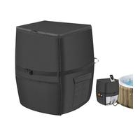 Nankoyal Hot Tub Spa Heater Pump Cover | Spa Heater Pump Sun Protection Cover,Zipper Closure Heat Loss Prevention Fabric for Backyard Hotels Apartment Beach House Villa