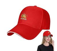 Nankoyal Make-Iran-Great-Again-Hat - Lightweight Adjustable Cultural Theme Caps,Iranian Persian Flag Lion and Sun Hat Truck,Breathable for Daily Wear Camping Hiking Cycling Sports Red
