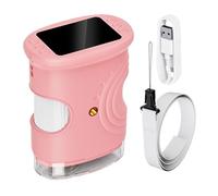 Nankoyal Microscope for Kids - 1000X Rechargeable Educational Toys,Digital Portable Microscope with 2 Inch Screen,for Kids Girls Boys Home School Laboratory Outdoor Nature