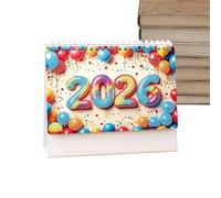 Nankoyal Monthly Desk Calendar,Small Rhinestone Painting Calendars | 2026 Schedule Monthly Flipping Planner for Indoor Home Office School Decor Teachers Women Desk Friends