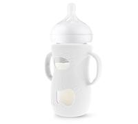 Nankoyal Silicone Sleeve for Glass Bottle | Double-Handle Sleeve Cover for Toddler Bottle - Drop-Resistant Anti Breakage Protectors for Toddler Feeding Nursing Container