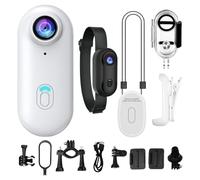 Nankoyal Thumb Action Camera - Personal Action Camera - Portable Cam, 1080P Waterproof Compact Vlogging Device for Motorcycle Bike Cycling Gym Hiking Travel Activity Recording