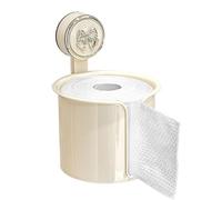 Nankoyal Toilet Paper Holder - Suction Cup Tissue Paper Storage Box | Tissue Roll Dispenser Box Wipes Organizer Container for Kitchen Hotel Balcony Rest Room Bedroom