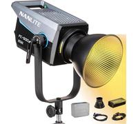 Nanlite FC-500B Bi-Color LED Video Light 2700K-6500K, 500W High Output, CRI 96+ TLCI 98+, Dimmable Studio Light for Photography & Video Shooting