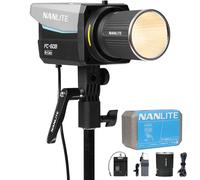 NANLITE FC-60B 70W Compact Bi-Color Light, Adjustable 2700K-6500K Studio LED with High CRI, Quiet Fan Cooling, Mobile App Control, Ideal for YouTub
