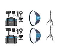 Nanlite Forza 60 II LED dual kit (w/ light stand and softbox)