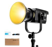Nanlite FS-200B Bi-Color LED Video Light | 220W,2700K-6500K COB Studio Light with Bowens Mount, App Control, Quiet Fan, for YouTube, Filmmaking & Live Streaming
