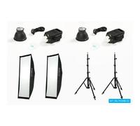 Nanlite FS200 Bi-Color LED Dual Kit (with Light Stand and Softbox)