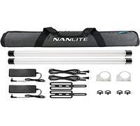 NANLITE Kit of 2 Tubes RGB II DMX Battery