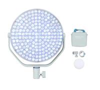 NANLITE Miro 30c/60c RGBW Round LED Panel Light, 2700-7500K Bi-Color with HSI Full Color & 14 FX, USB-C/NP-F Battery Powered, App Control, for Video, Photography, Livestreaming (Mint Blue, 60c)