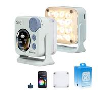 NANLITE Pico Portable LED Fill Light - Full Color RGB, Snap-On Attachment for Phone/Camera Photography, Live Streaming, Video Content Creation (Mint Blue)