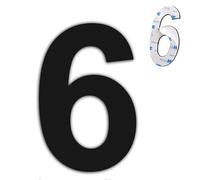 nanlyiau 3in black self adhesive number mailbox numbers stainless steel house numbers door number made of solid SUS304(paste bl 3in6/9)