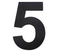 nanlyiau 3in Mailbox Numbers Black House Number Door number Stainless Steel House Numbers Adhesive black number Made of solid 304 Stainless Steel 3in/7.2cm(5)