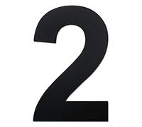 nanlyiau 3in Mailbox Numbers Black House Number Door number Stainless Steel House Numbers Adhesive black number Made of solid 304 Stainless Steel 3in/7.2cm(2)