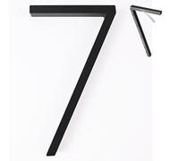 Nanlyiau 5in 3D Adhesive Door Numbers - Waterproof Acrylic (Black)