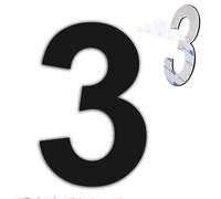 nanlyiau 6in black self adhesive number mailbox numbers stainless steel house numbers door number made of solid SUS304(paste bl 6in3)