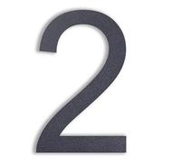 nanlyiau 8in Floating House Numbers House Number Sign Outside Made of SUS 304 dark gray Door Number Stainless Steel House Numbers Floating Appearance Address Numbers(7016 8in2)