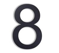 nanlyiau 8in Floating House Numbers House Number Sign Outside Made of SUS 304 dark gray Door Number Stainless Steel House Numbers Floating Appearance Address Numbers(7016 8in8)