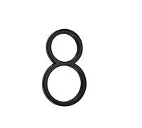 nanlyiau Floating house numbers 3D house numbers height 5in(12.5cm) outside door numbers black house numbers black door numbers sign large door numbers (8)