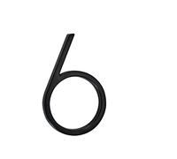 nanlyiau Floating house numbers 3D house numbers height 5in(12.5cm) outside door numbers black house numbers black door numbers sign large door numbers (6)