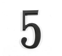 nanlyiau3D Mailbox Numbers Adhesive House Number Stickers Door Number Address Numbers Door Plaques Address Numbers Height 6cm /2.5in(Acryl Black 5)