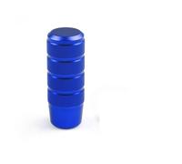 NaNMiBHd 95MM Universal Non-Slip Gear Shift Knob Manual Transmission Aluminum Knurled Shifter Lever Gear Shift Knob Head(Blue)