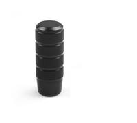 NaNMiBHd 95MM Universal Non-Slip Gear Shift Knob Manual Transmission Aluminum Knurled Shifter Lever Gear Shift Knob Head(Black)