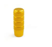 NaNMiBHd 95MM Universal Non-Slip Gear Shift Knob Manual Transmission Aluminum Knurled Shifter Lever Gear Shift Knob Head(Gold)